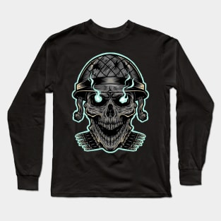 Skull army Long Sleeve T-Shirt